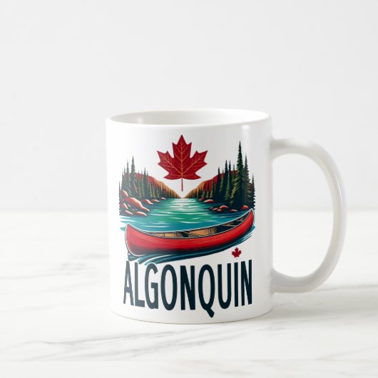 Mug Parc provincial Algonquin Canot rouge (Droite)