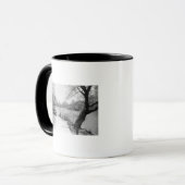 Mug Parc urbain avec le lac tranquille (Devant gauche)