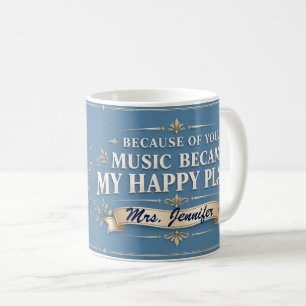 Mug Parce que grâce à vous la musique est devenue mon