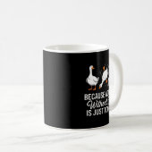 Mug Parce que Ing sans Jésus est trop dur chrétien (Devant droit)