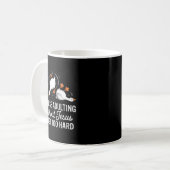 Mug Parce que Ing sans Jésus est trop dur chrétien (Devant gauche)