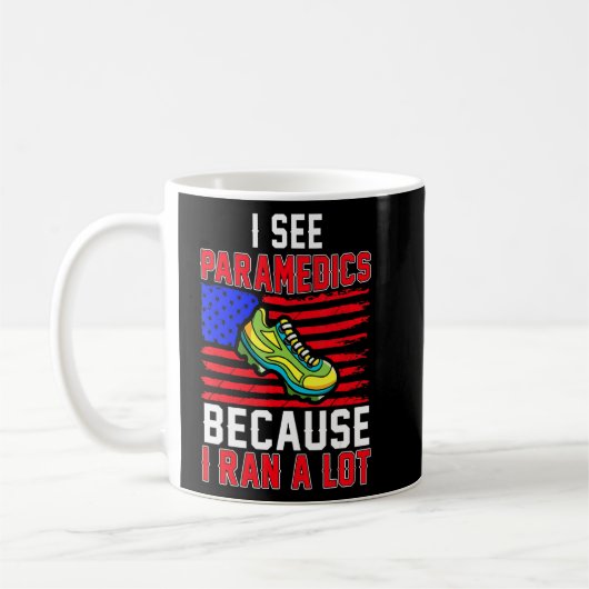 Mug Parce Que J'Ai Couru Beaucoup Moitié Marathon Fitn (Gauche)