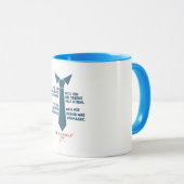 Mug Parce que j'ai un gilet propre (Devant droit)