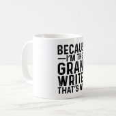 Mug Parce que je suis l'auteur de subventions C'est po (Devant gauche)