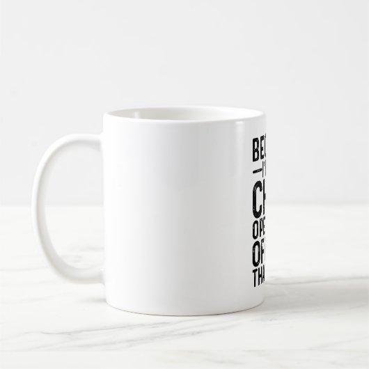 Mug Parce que je suis le chef de l'exploitation C'est  (Gauche)