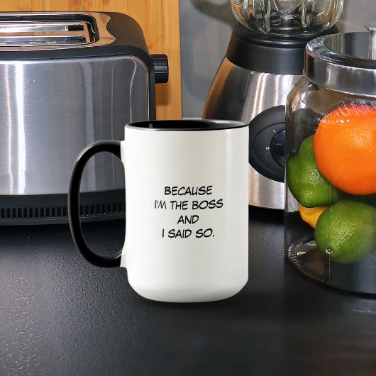Mug Parce que je suis le patron