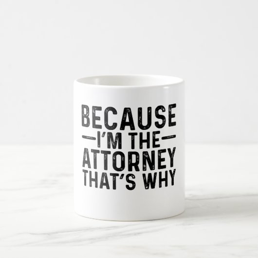 Mug Parce que je suis le procureur C'est pourquoi (Centre)