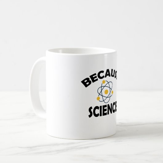 Mug Parce que la science (Devant gauche)