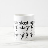 Mug parce que le patinage est la vie (Centre)
