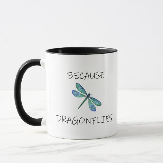 Mug Parce que les libellules s'emparent (Gauche)