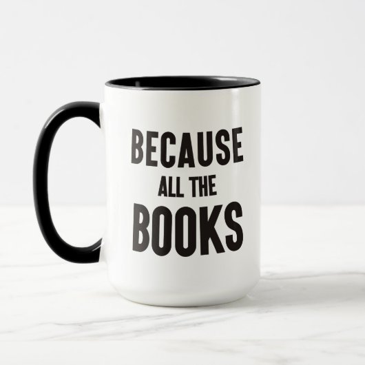 Mug Parce que tous les livres (Gauche)