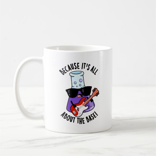 Mug Parce que tout est sur le jeu de chimie de base (Gauche)