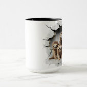 Mug Parcelle dans un mur fissuré (Centre)