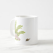 Mug Parcelle d'aquarelle mignonne d'un champignon fore (Devant gauche)