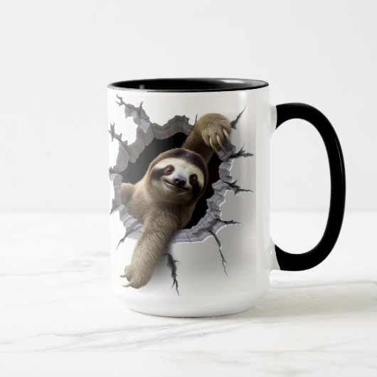 Mug Parcelle en paroi fissurée (Droite)
