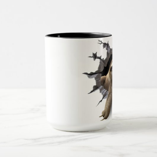 Mug Parcelle en paroi fissurée (Centre)