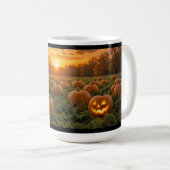 Mug Parche de citrouilles charme d'automne (Devant droit)