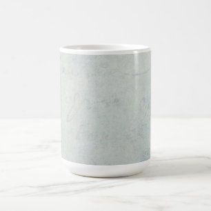 Mug parchemin vintage de grunge de manuscrit de bleu