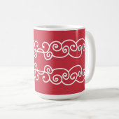 Mug Parchemins blancs en brique (Devant droit)