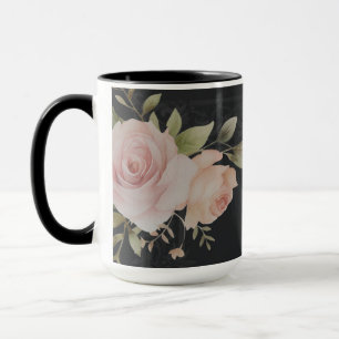 Mug Parchemins de style victorien rose