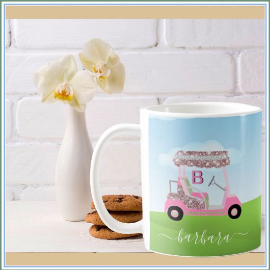 Mug Parcours de golf Glitzy Glitzy Personnaliser