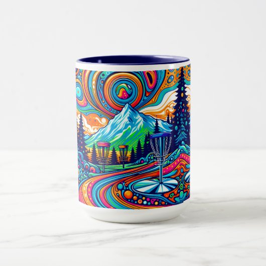 Mug Parcours de golf Psychedelic Disk (Centre)