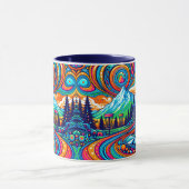 Mug Parcours de golf Psychedelic Disk (Centre)