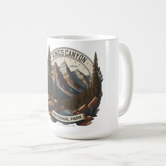 Mug Parcs nationaux du canyon de Sequoia et de Kings e (Devant droit)