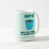 Mug Pardon chrétien du café (Devant droit)