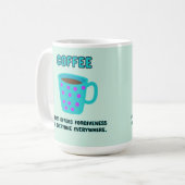 Mug Pardon chrétien du café (Devant gauche)