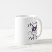 Mug Pardon de mon français (Devant droit)