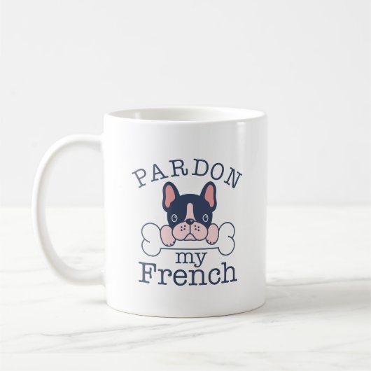 Mug Pardon de mon français (Gauche)
