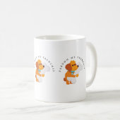 Mug Pardon Mon Frenchie Funny chien (Devant droit)