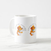 Mug Pardon Mon Frenchie Funny chien (Devant gauche)