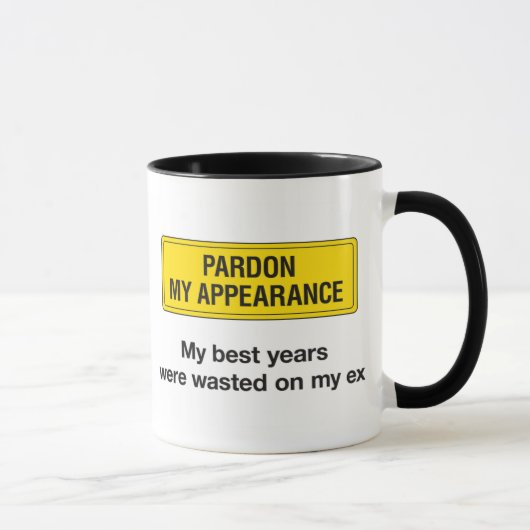 Mug Pardonnez mon aspect (Droite)