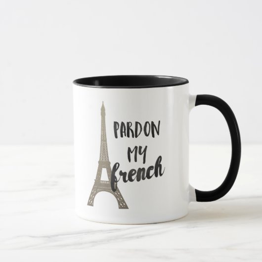 Mug Pardonnez mon français (Droite)