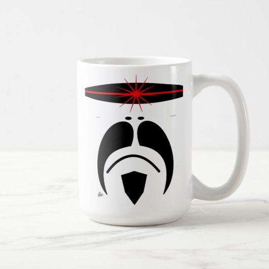 Mug pare-soleil de Cylon de moustache d'iRide (Droite)
