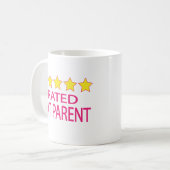 Mug Parent de chat cinq étoiles (Devant gauche)