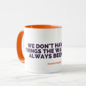 Mug Parent de démarrage : Valeur de base n° 7 (Devant gauche)