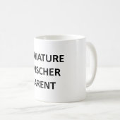 Mug parent de pinscher miniature aucune PIC (Devant droit)