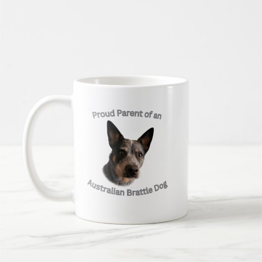 Mug Parent fier de chien australien Brattle (Gauche)