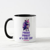 Mug Parent fier d'un chat gay (Gauche)