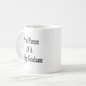 Mug Parent fier d'un diplômé d'université (Devant gauche)