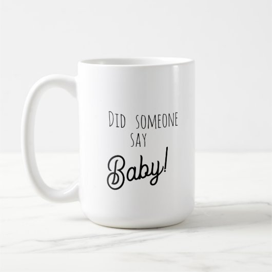 Mug Parents-to-be Faux Lace (Gauche)