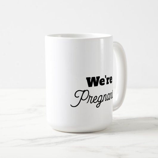 Mug Parents-to-be Faux Lace (Devant droit)