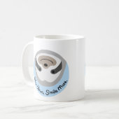 Mug Paresse plus mignonne drôle de sourire de (Devant gauche)