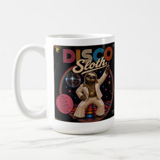 Mug Paresseux Disco (Gauche)