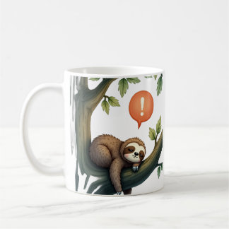 Mug Paresseux dormant évitant le rafraîchissement du f