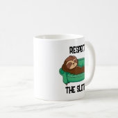 Mug Paresseux Drôle (Devant droit)