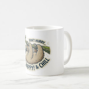 Mug Paresseux Mignon "Ne vous Pressez Pas, Soyez Heure